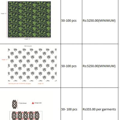 Embroidery Print Prices